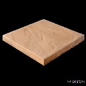 DITON Plošná dlažba reliéfní - BŘIDLICE 40/40/4 karamelová